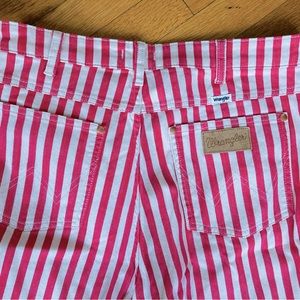 Wrangler Raspberry Rasberry Ripple Stripe Flare Jeans PLEASE READ DESCRIPTION